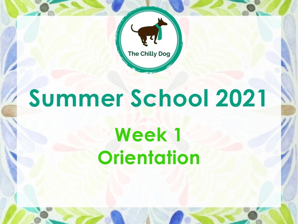 Summer School 2021 | Week 01