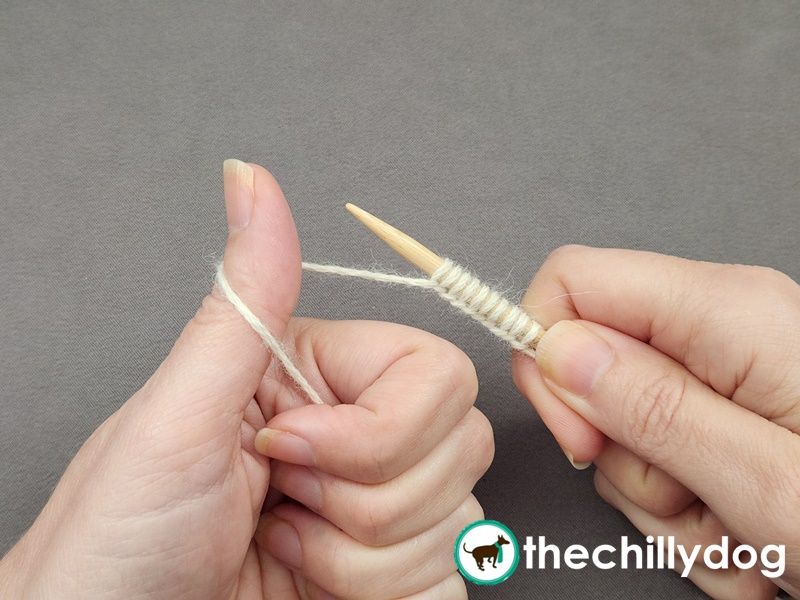 One of the easiest ways to get stitches onto your knitting needle.