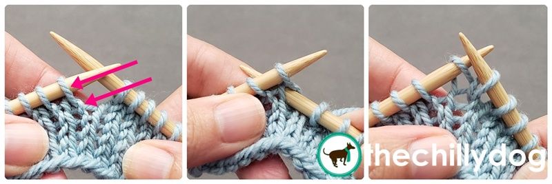 Knit Inc Sampler Squares: Median Increase