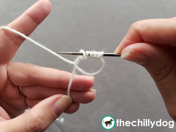 Invisible Circular Cast On