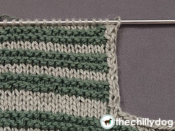 Vertical Intarsia Color Change
