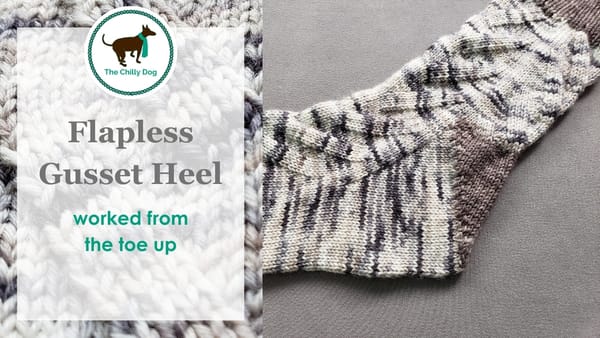 Flapless Gusset Heel: Toe-Up