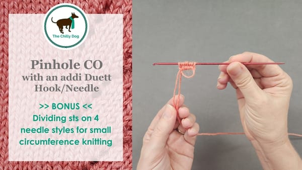 Pinhole CO and How to Divide Your Stitches