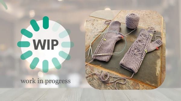 WIP | Knitting Something from Scratch