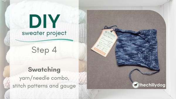 Design it Yourself Sweater Project | Step 4