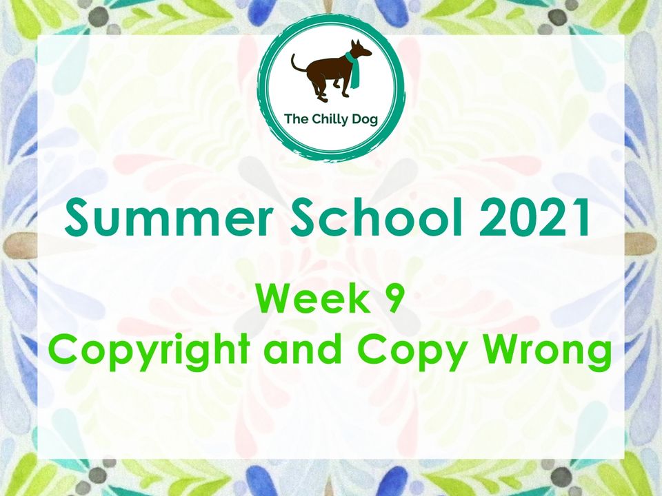 Summer School 2021: Week 9