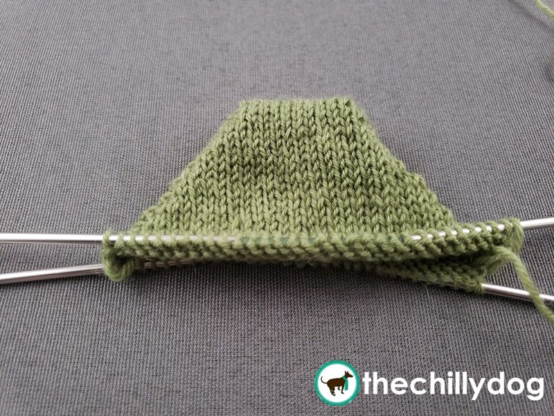 German short rows can be used to create the rounded cup shape of the heel or toe of a sock.