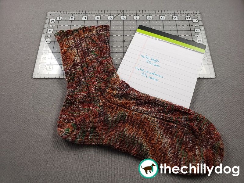 How to Measure Your Foot for Knit Socks