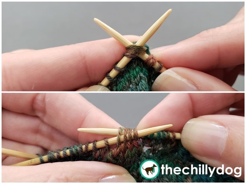 Two ways to decreasing 3 stitches in your knitting.
