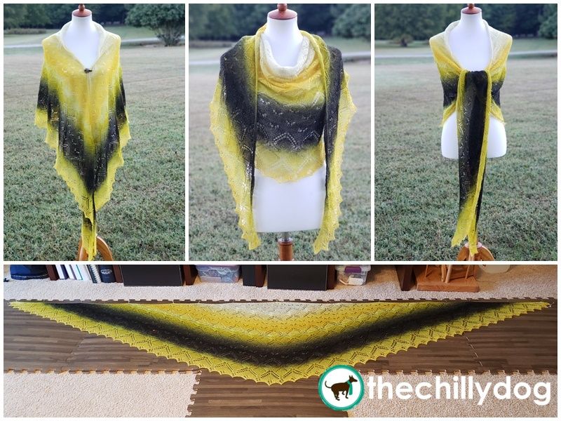 3 Ways to Wear a Crescent Shawl