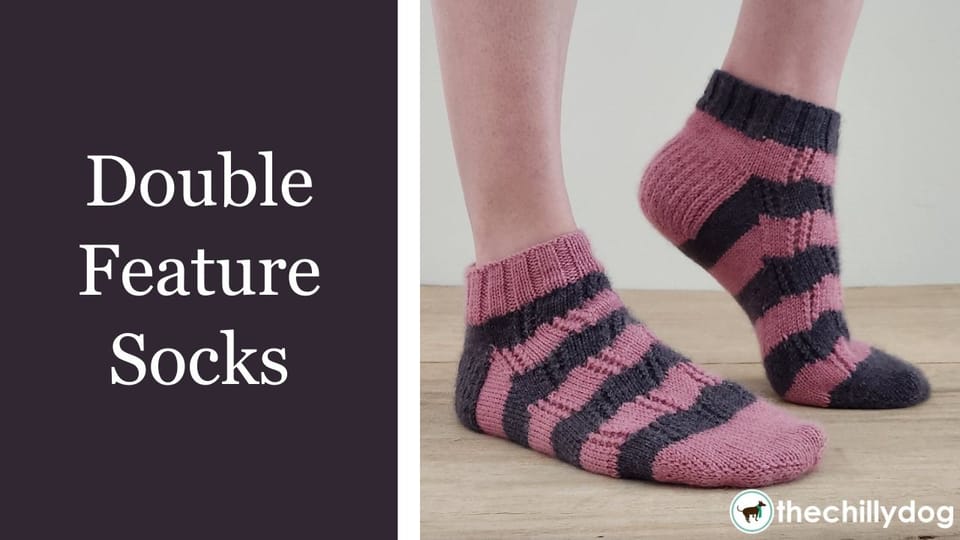 Free Pattern | Double Feature Socks