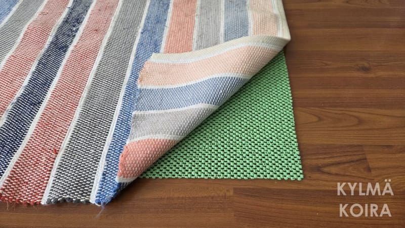 Our favorite pad for handwoven area rugs